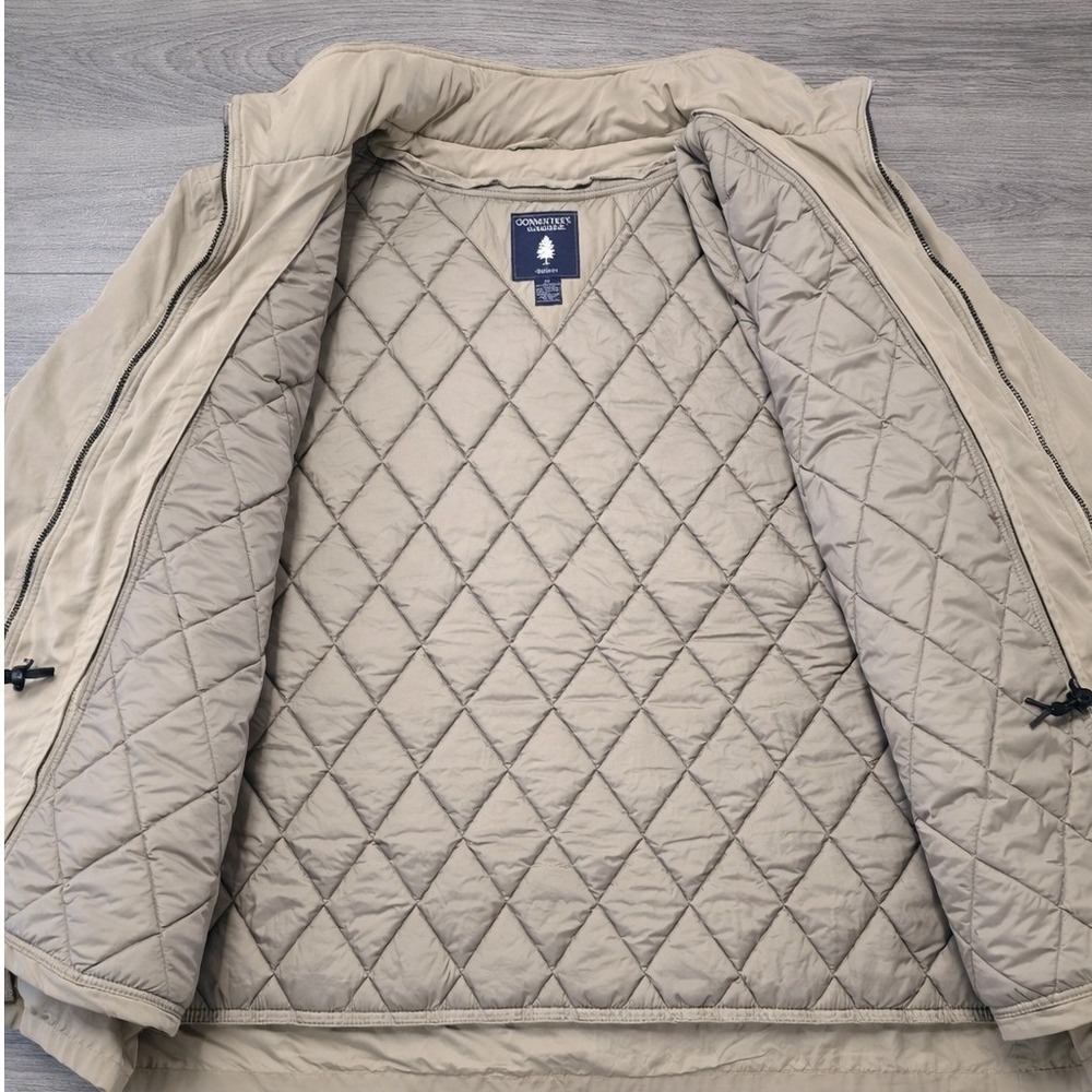 Roundtree & Yorke Field Jacket Mens 2XL Tan Quilted Lined Heavy Utility Coat - Picture 2 of 16